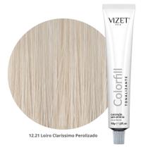 Tratamento Tonalizante Colorfill 12.21 Loiro Claríssimo Perolizado 50gr Vizet