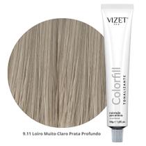 Tratamento Tonalizante Colorfill 9.11 Loiro Muito Claro Prata Profundo 50gr Vizet Tratamento Tonalizante Colorfill 9.11 Loiro Muito Claro Prata Profundo 50gr Vizet