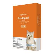 Tratamento tópico contra pulgas Amazon Basics para gatos médios 2,3-4,1 kg Tratamento tópico contra pulgas Amazon Basics para gatos médios 2,3-4,1 kg