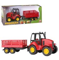 Trator Agromak Com Carreta Colors C:41.5xl:14.5xa:15.5cm 6983307 - Silmar