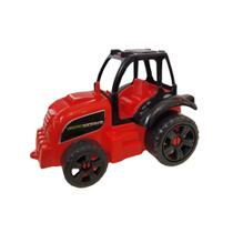 Trator Agroworks Vermelho - GGB Brinquedos