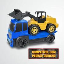 Trator Amarelo Pá Articulada Infantil