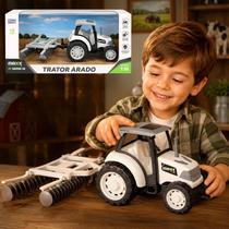 Trator Arado Agricola Brinquedo Articulavel Infantil Menino Trator Arado Agricola Brinquedo Articulavel Infantil Menino