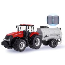 Trator Brinquedo Tanque C/ Carretinha Magnum Case - Usual Brinquedos