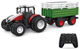 Trator c/controle remoto e carreta p/animais cp166192