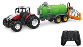 Trator c/controle remoto e distribuidor de fertilizante cp166190 - CKS Trator c/controle remoto e distribuidor de fertilizante cp166190 - CKS