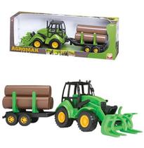 Trator Carregadeira Agromak Tora Com Carreta E Acessorios Colors 6983407 - Silmar