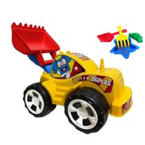 Trator Carregadeira Com Kit Praia - Casa Brinq Trator Carregadeira Com Kit Praia - Casa Brinq