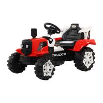 Trator com caçamba 12v vermelho