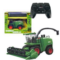 Trator Controle Remoto Colheitadeira De Grãos, CKS Toys, 1:24 Recarregável Luz Som Solta Fumaça Trator Controle Remoto Colheitadeira De Grãos, CKS Toys, 1:24 Recarregável Luz Som Solta Fumaça