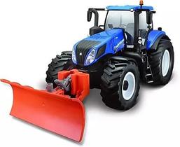 Trator Controle Remoto New Holland T8.435 Com Pá Maisto Tech