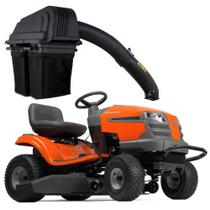 Trator Cortador de Grama Husqvarna TS142 19HP 107cm de Corte e Recolhedor