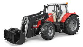 Trator de brinquedo Bruder Massey Ferguson 7600 com carregador frontal Trator de brinquedo Bruder Massey Ferguson 7600 com carregador frontal