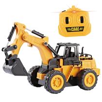 Trator De Brinquedo De Construção Para Crianças Com Controle Remoto Para Todas Direções