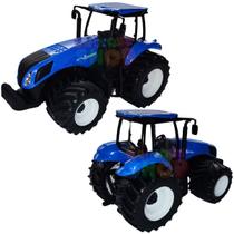 Trator de Brinquedo New Rolland T8 Agriculture Azul