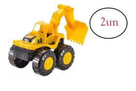 Trator De Brinquedo Tractor Braço Articulado- Kit 2 Unidades