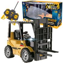 Trator De Controle Remoto Construção Brinquedo Recarregável