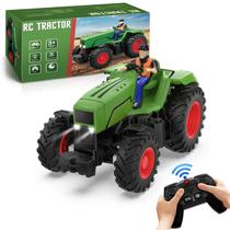 Trator de controle remoto Uarzt com Farmer & Light 1:24 3-5 anos