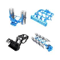 Trator De Fazenda RC Para Meninos Com Reboque, Simulador De Agricultura Controlado Por Rádio 24G, Trator De Fazenda RC Para Meninos Com Reboque, Simulador De Agricultura Controlado Por Rádio 24G,