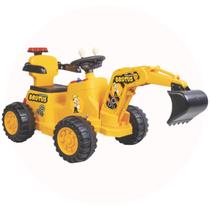 Trator Elétrico Escavadeira Brutus 6v com Pá Articulada Frente e Ré Trator Elétrico Escavadeira Brutus 6v com Pá Articulada Frente e Ré