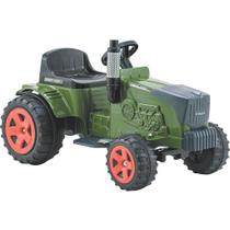 Trator Eletrico Infantil Biemme Fendt 6V 35kg Verde Buzina