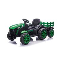 Trator Elétrico Infantil Motorizado Com Caçamba Reboque Recarregável Automático Carroceria Presente Trator Elétrico Infantil Motorizado Com Caçamba Reboque Recarregável Automático Carroceria Presente