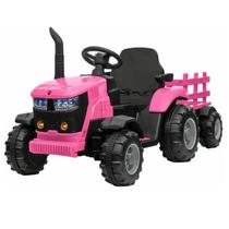 Trator Elétrico Infantil Rosa 12V Zippy Toys Trator Elétrico Infantil Rosa 12V Zippy Toys