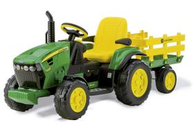Trator Elétrico John Deere Ground Force 12Volts - Peg-Pérego