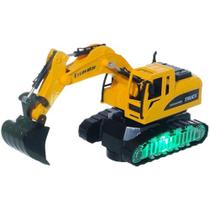 Trator Escavadeira C/Luz E Som 24Cm Trator Escavadeira C/Luz E Som 24Cm