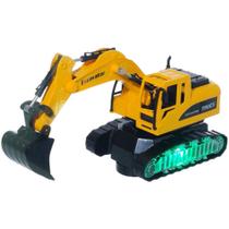 Trator Escavadeira C/LUZ e Som 24CM Trator Escavadeira C/LUZ e Som 24CM