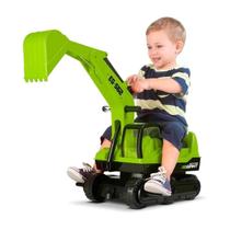Trator Escavadeira Gigante Infantil Giant Escavator Verde
