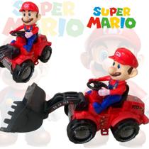 Trator Escavadeira Super Mario