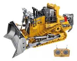 Trator Esteira de Controle Remoto Bulldozer YG258 XZS Brinquedo Infantil