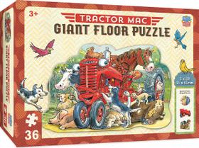 Trator Floor Puzzle MasterPieces Mac Farm 36 peças para crianças