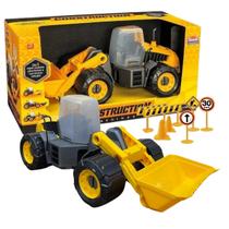 Trator Grande 50cm Infantil Master SX Usual Com Placas de Trânsito Educativo Brinquedo Interativo - Usual Trator Grande 50cm Infantil Master SX Usual Com Placas de Trânsito Educativo Brinquedo Interativo - Usual