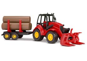 Trator Infantil Com Carreta Florestal Agromak - Silmar