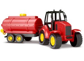 Trator Infantil Com Carreta Tanque Agromak - Silmar