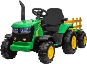 Trator Infantil Elétrico Verde 12v C/ Controle Zippy Toys