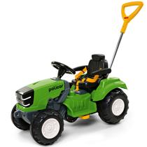 Trator Infantil Passeio E Pedal Politractor Verde - Poliplac