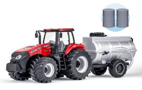 Trator Magnum c/ Tanque Reboque Brinquedo Agricultura Case