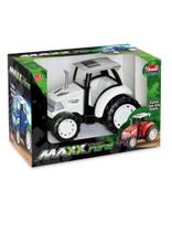 Trator maxx rural 165 branco- usual brinquedos (43749)
