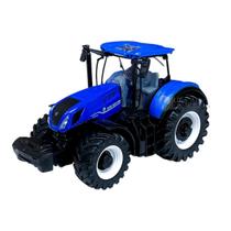 Trator New Holland T7.315 Hd Coleção Farm Agricultura-Burago