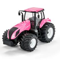 Trator New Holland T8 Rosa com Pneus Emborrachados