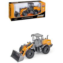 Trator Pá Carregadeira 721E Case Construção Brinquedo Realista Usual Brinquedos