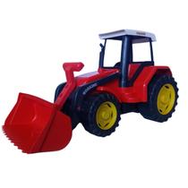 Trator Pá Carregadeira Brinquedo Menino Plástico Resistente