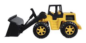 Trator Pá Carregadora De Plástico Detalhado Articulado 32Cms
