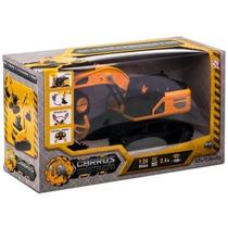 Trator Retroescavadeira Construção Controle Remoto 6 Funções Multikids BR2312
