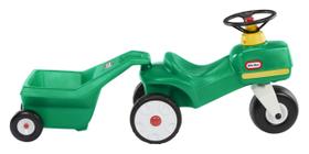Trator Ride-On Little Tikes com carrinho para crianças de 1 a 5 anos Trator Ride-On Little Tikes com carrinho para crianças de 1 a 5 anos