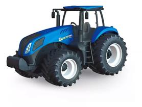 Trator T8 New Holland Agriculture Azul Brinquedo - USUAL BRINQUEDO