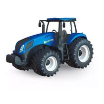 Trator T8 New Holland Agriculture Azul Brinquedo - Usual Brinquedos